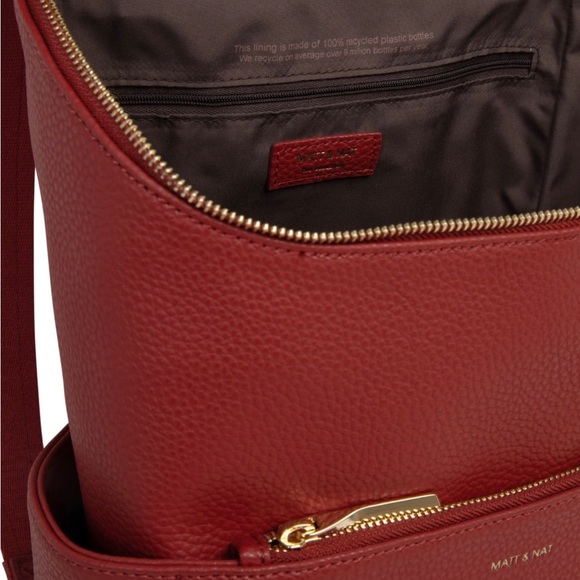 Matt & Natt vegan backpack tagged never used - Picture 3 of 4